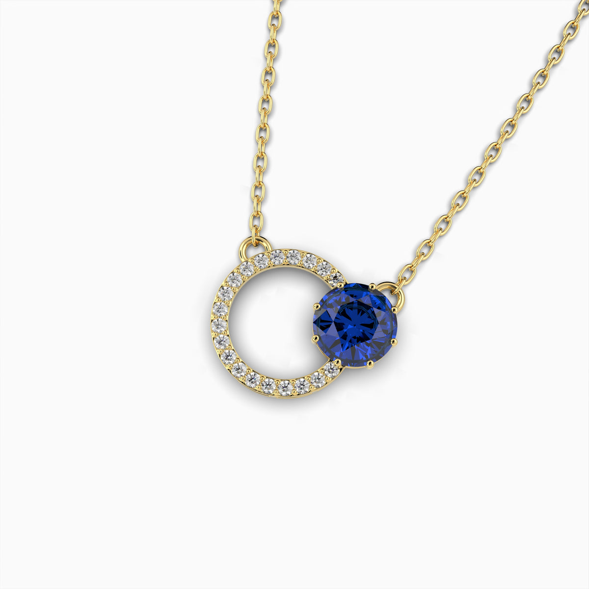 Blue Sapphire Pendant - Olimpiada