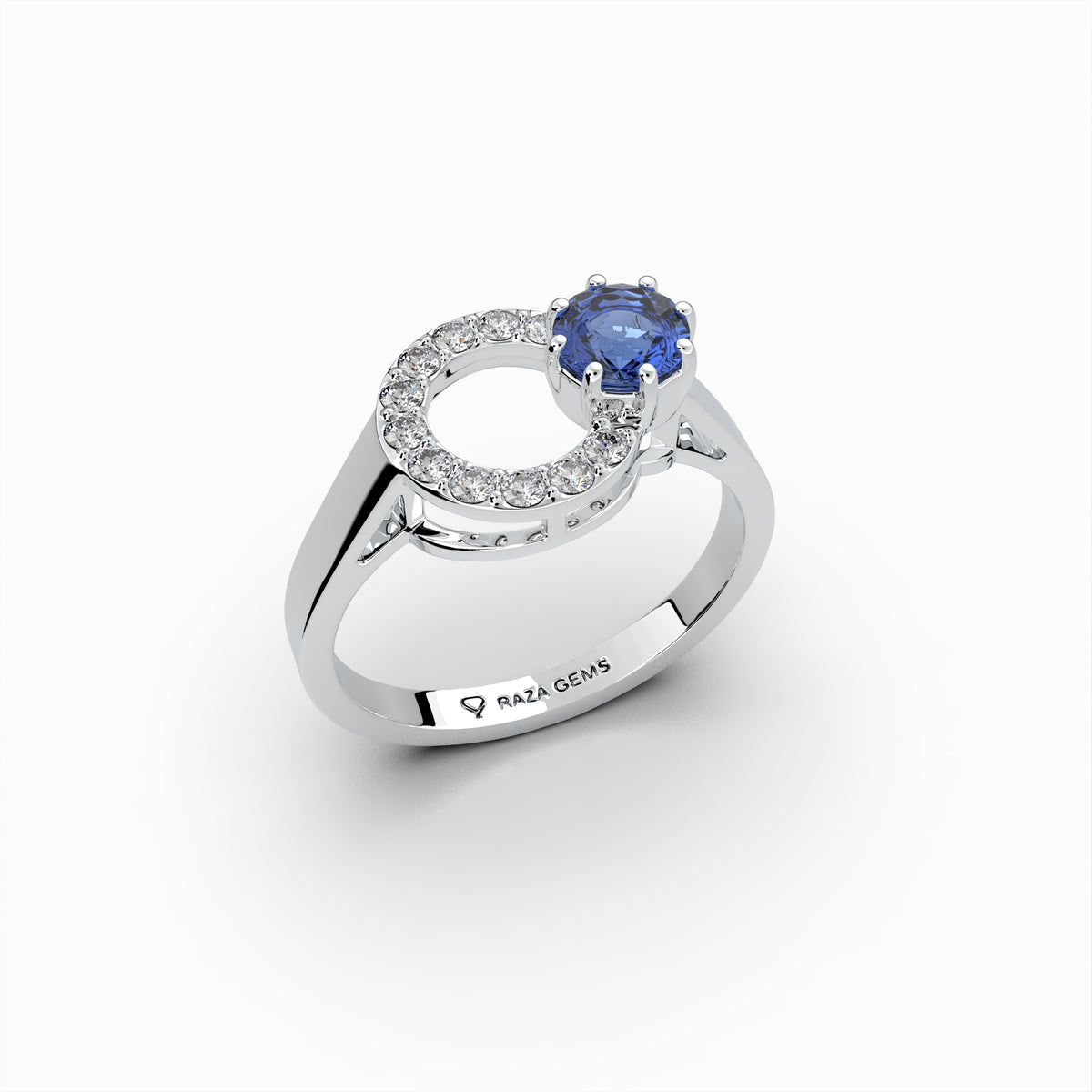 Blue Sapphire Ring - Nastasya