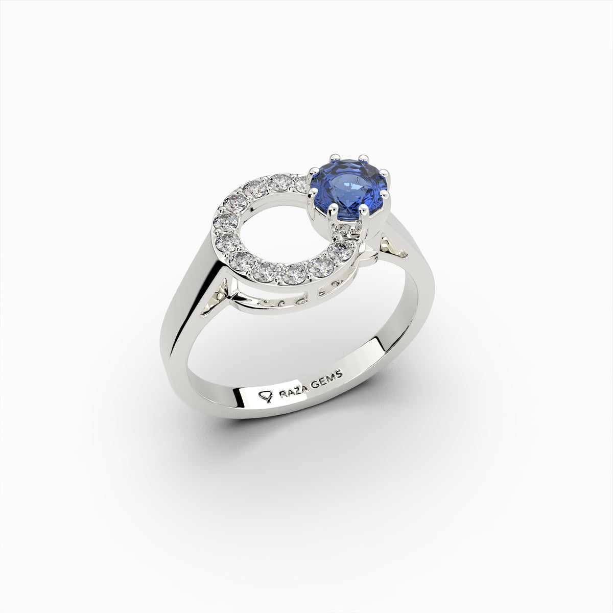 Blue Sapphire Ring - Nastasya