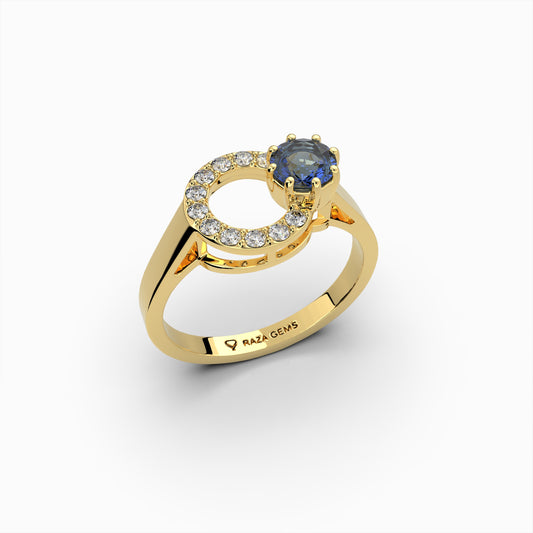 Blue Sapphire Ring - Nastasya