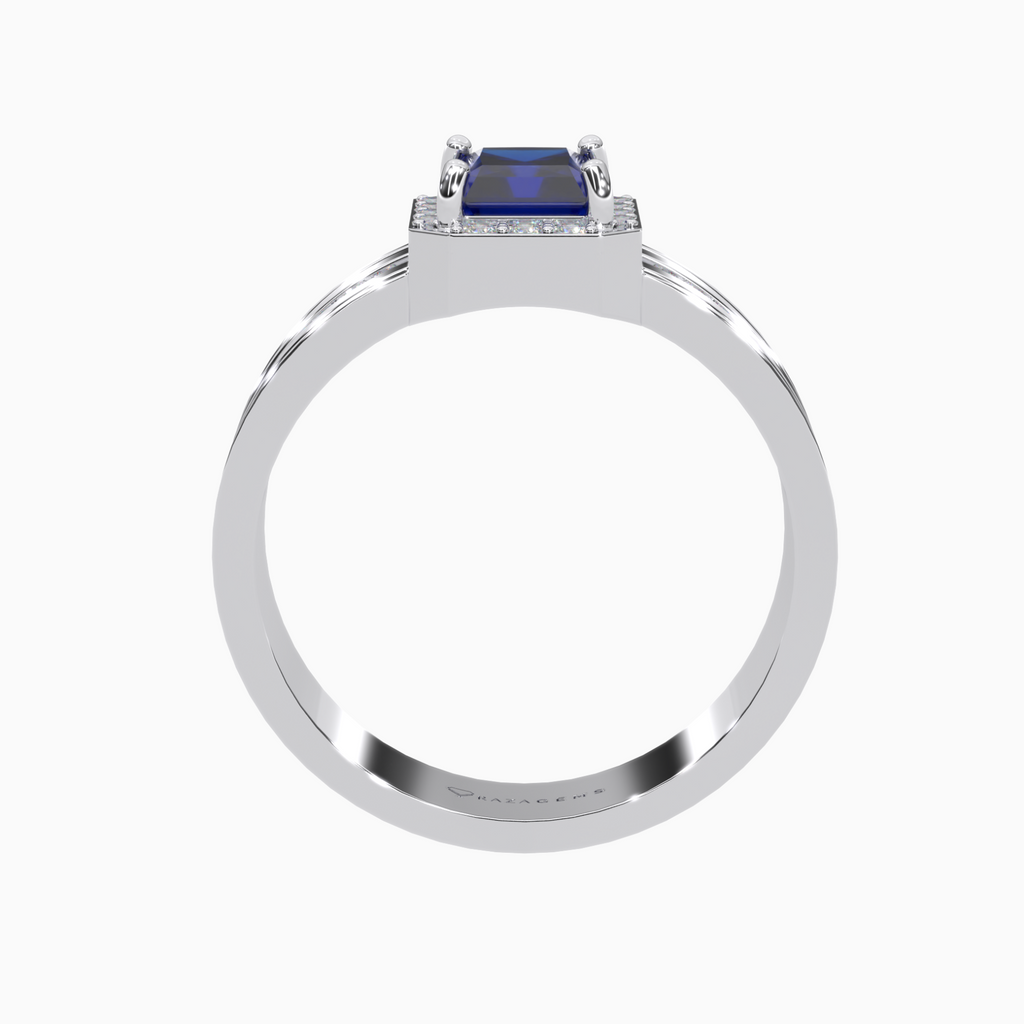 Blue Sapphire Ring  Ahmad Silver