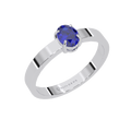 Blue Sapphire Ring Armeen Silver