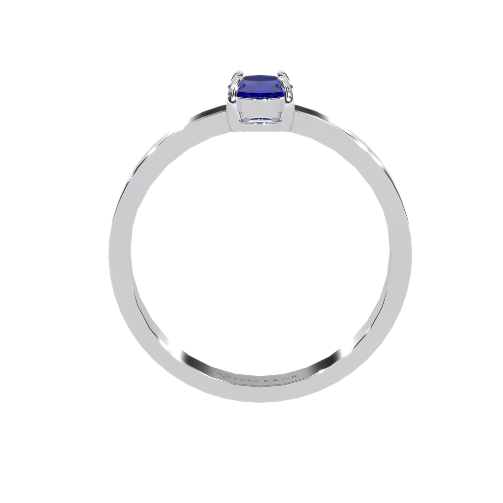 Blue Sapphire Ring Armeen Silver