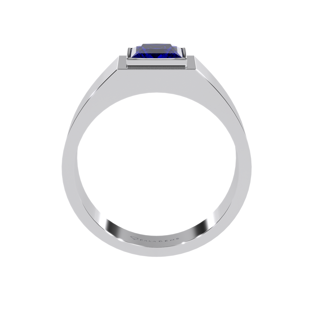 Blue Sapphire Ring Asghar Silver