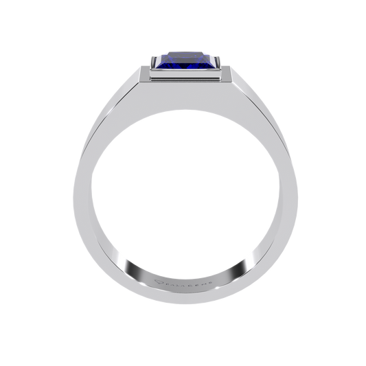 Blue Sapphire Ring Asghar Silver
