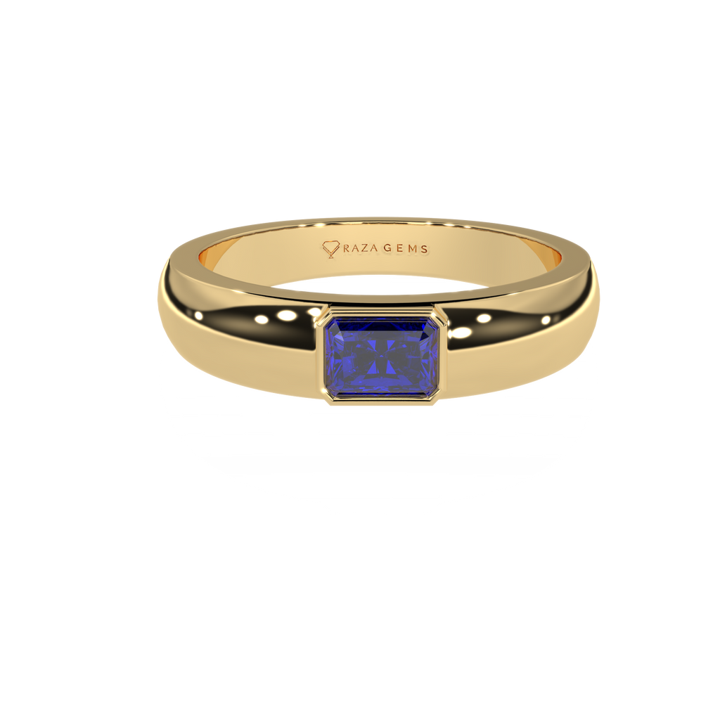 Blue Sapphire Ring  Daryush 18K Yellow Gold