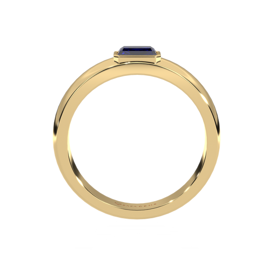 Blue Sapphire Ring  Daryush 18K Yellow Gold