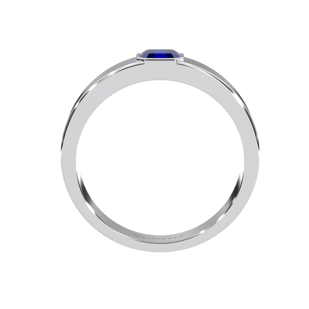 Blue Sapphire Ring Farbod Silver