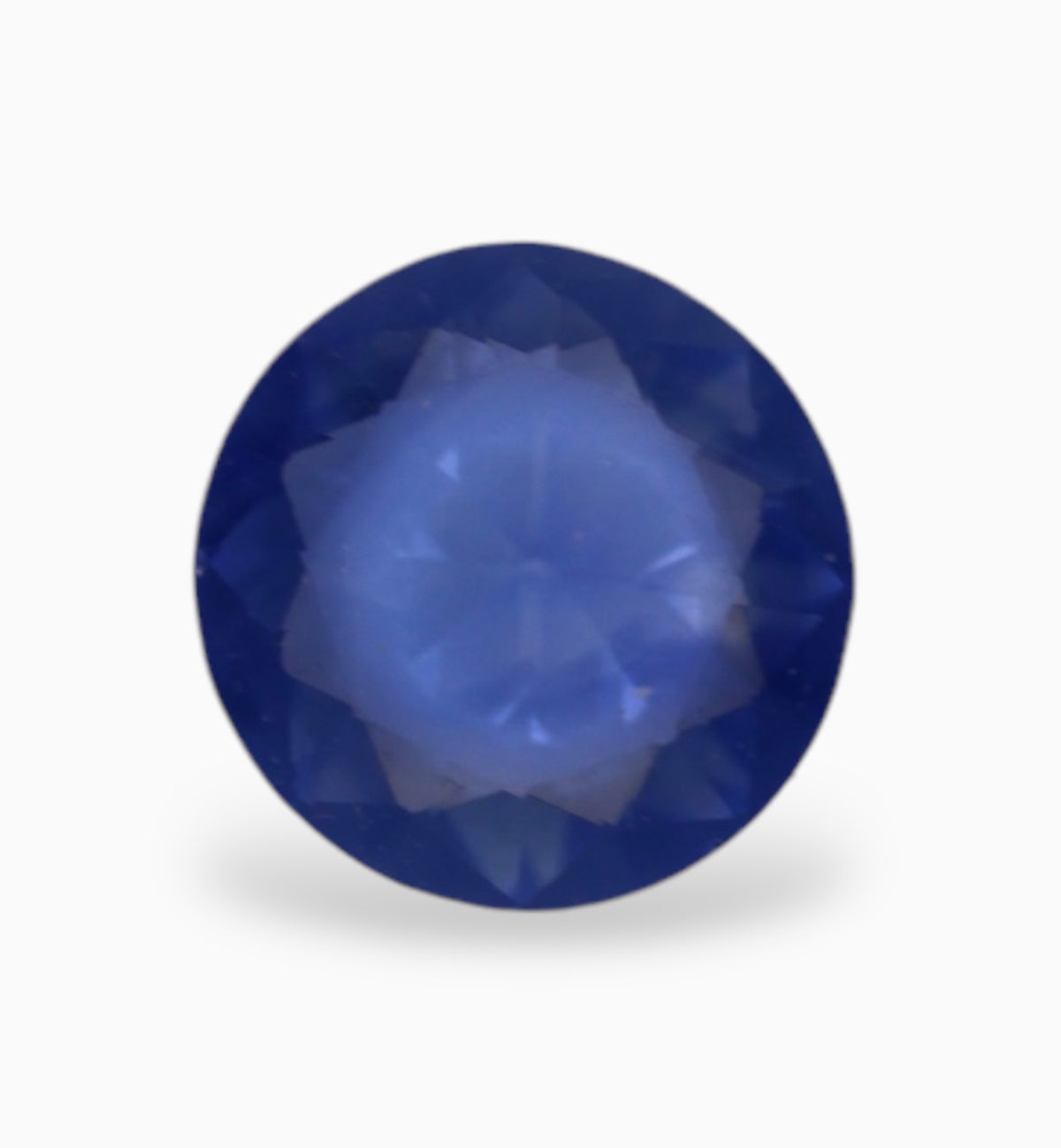 Natural Blue Sapphire Precious Stone 0.16 Carats Round Shape 3.5x3.5mm