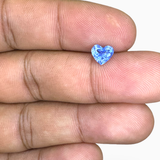 Blue Sapphire Stone 0.83 Carats from Srilanka Natural Unheated Gemstone