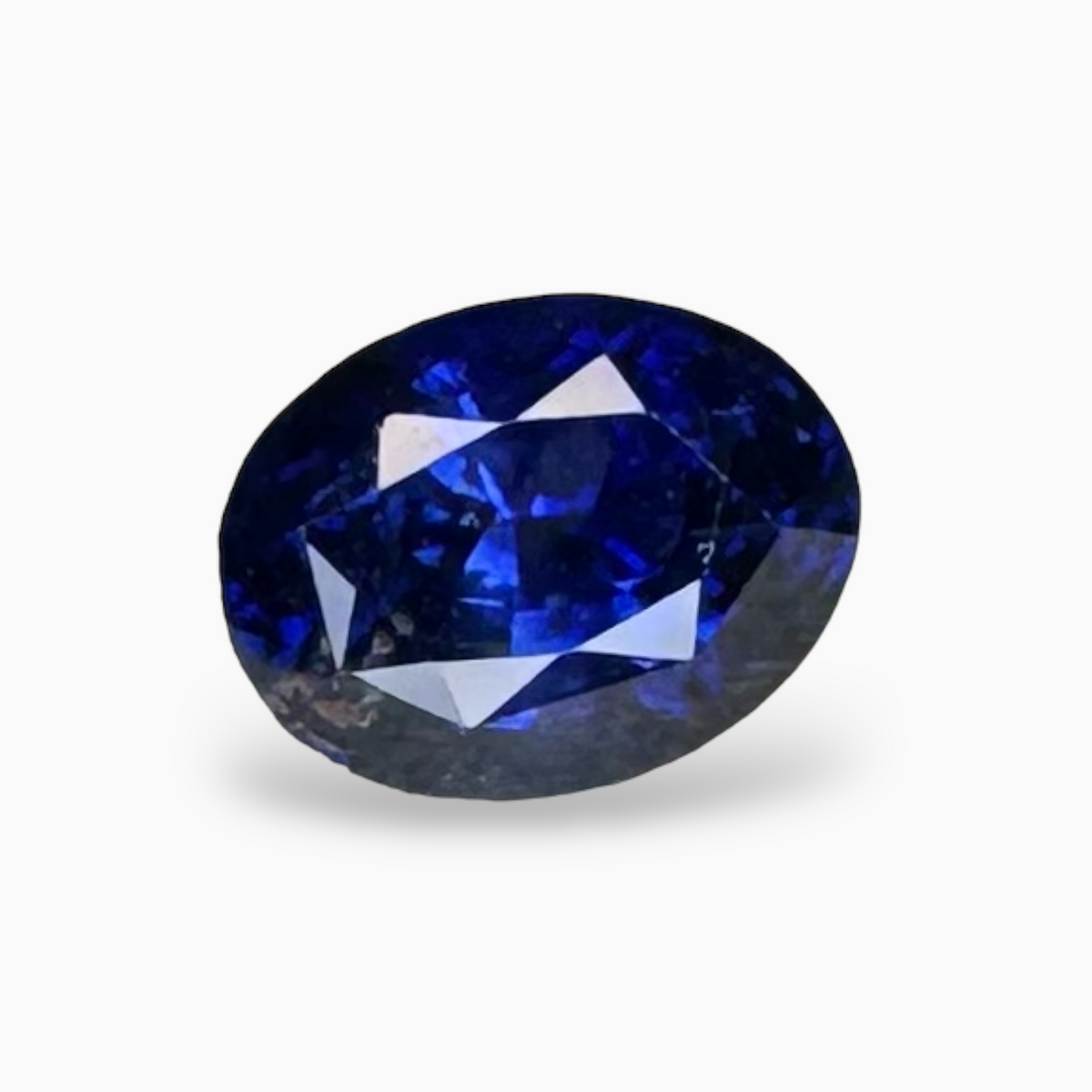 Blue Sapphire Stone 1.58 Carats 7.5 x 5.5 m