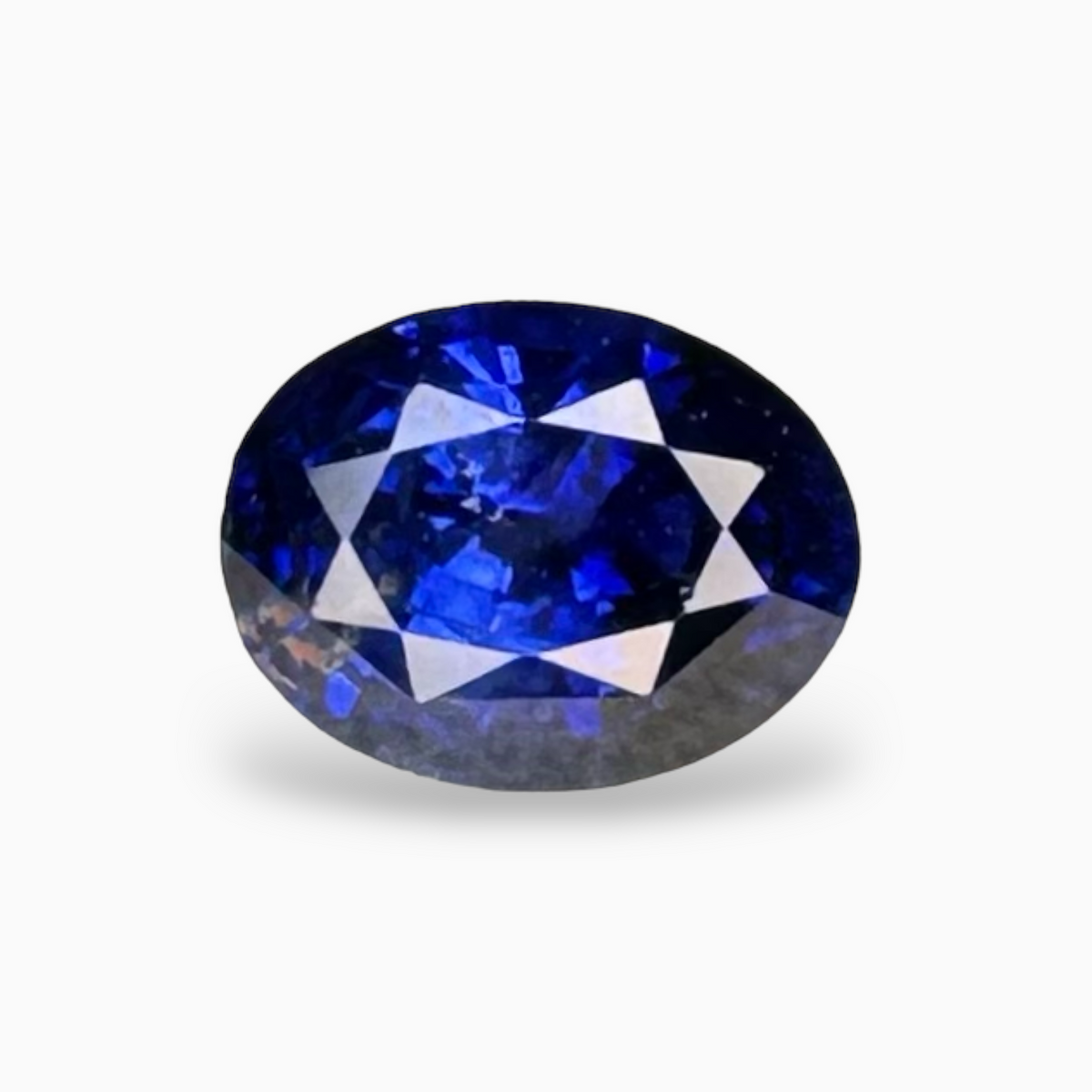 Blue Sapphire Stone 1.58 Carats 7.5 x 5.5 m