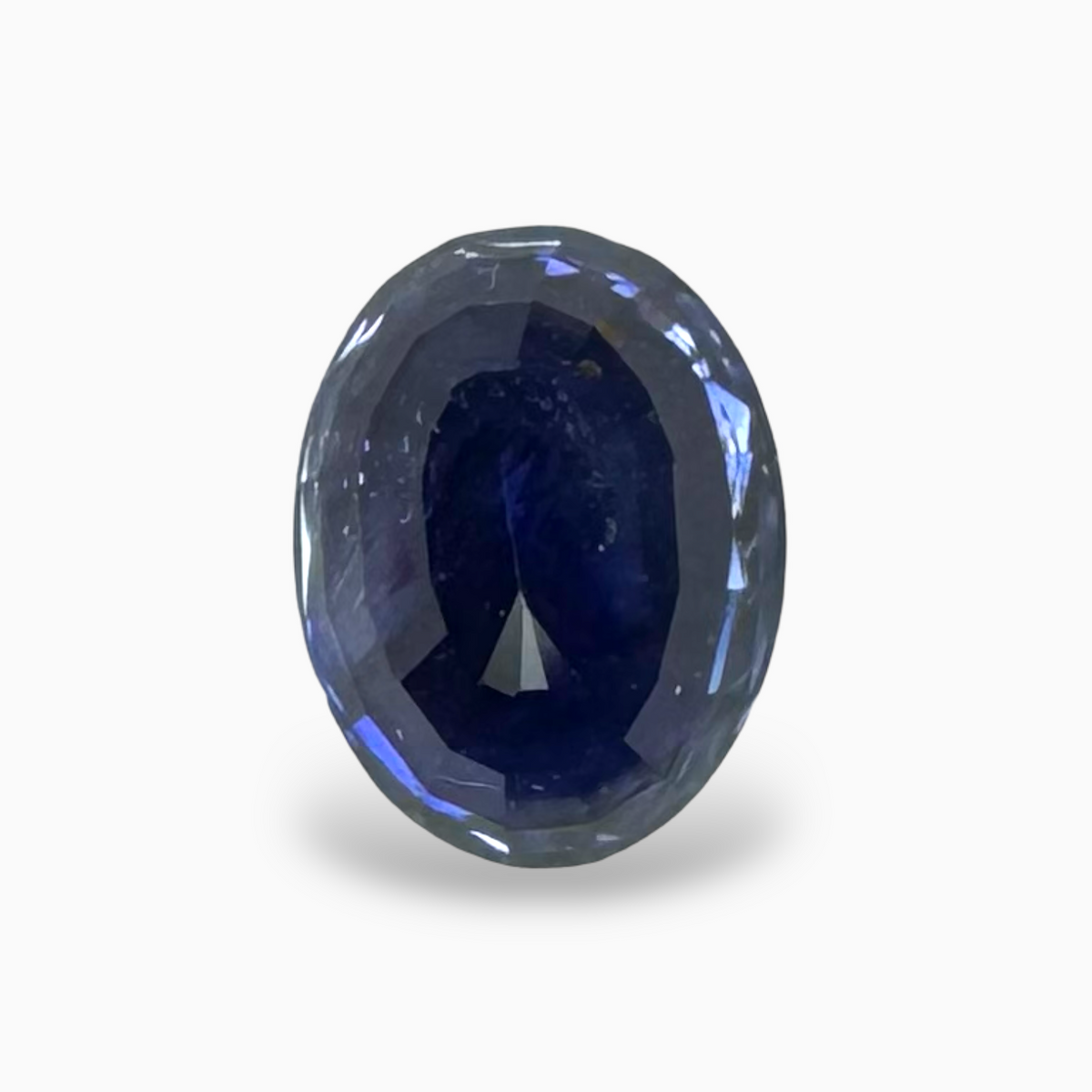 Blue Sapphire Stone 1.58 Carats 7.5 x 5.5 m
