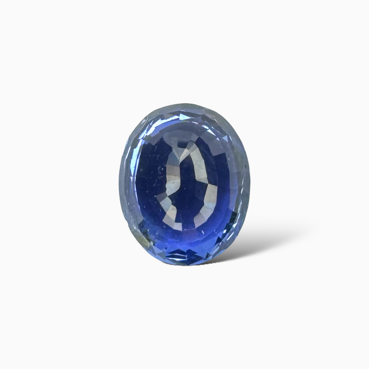 Blue Sapphire Stone 2.02 Carats Oval From Sri Lanka 7.8 x 8.4 x 4.5 mm