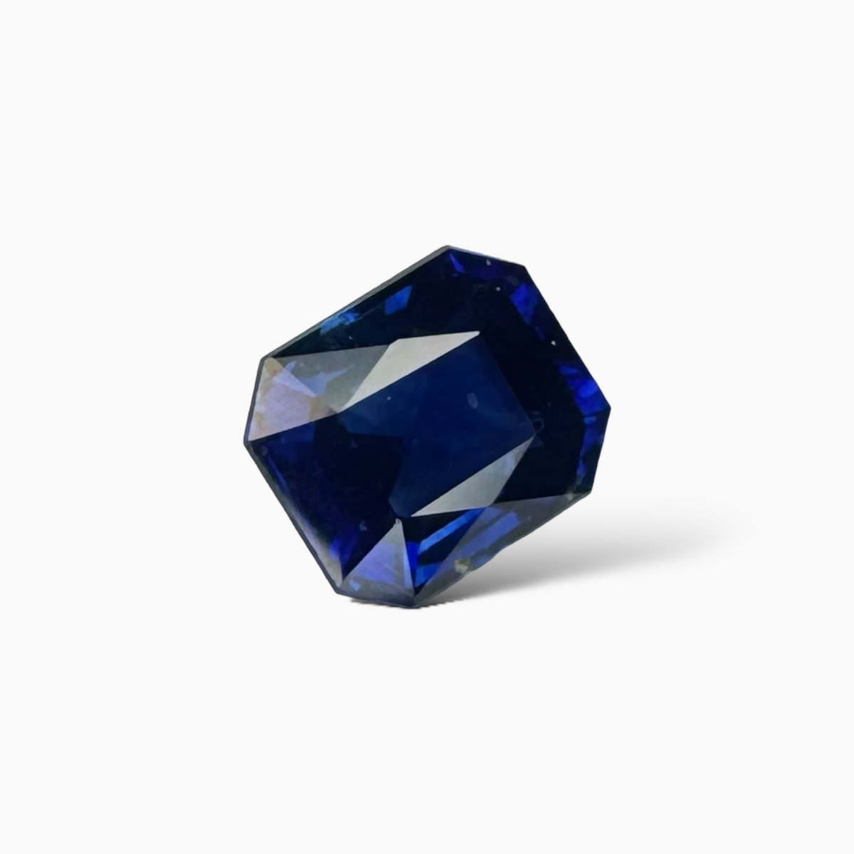 Blue Sapphire Stone 2.03 Carat Octagon 7.5x6.5mm Sri Lanka