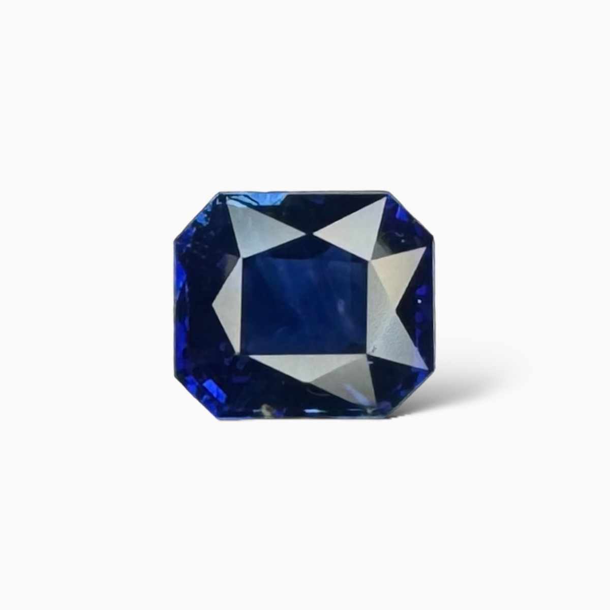 Blue Sapphire Stone 2.03 Carat Octagon 7.5x6.5mm Sri Lanka