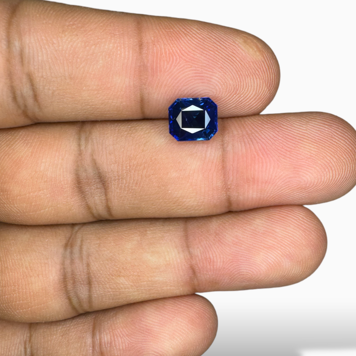 Blue Sapphire Stone 2.03 Carat Octagon 7.5x6.5mm Sri Lanka