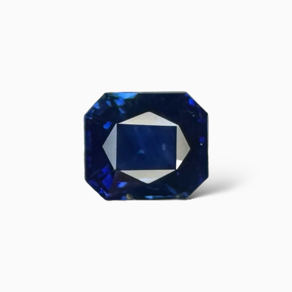 Blue Sapphire Stone 2.03 Carat Octagon 7.5x6.5mm Sri Lanka