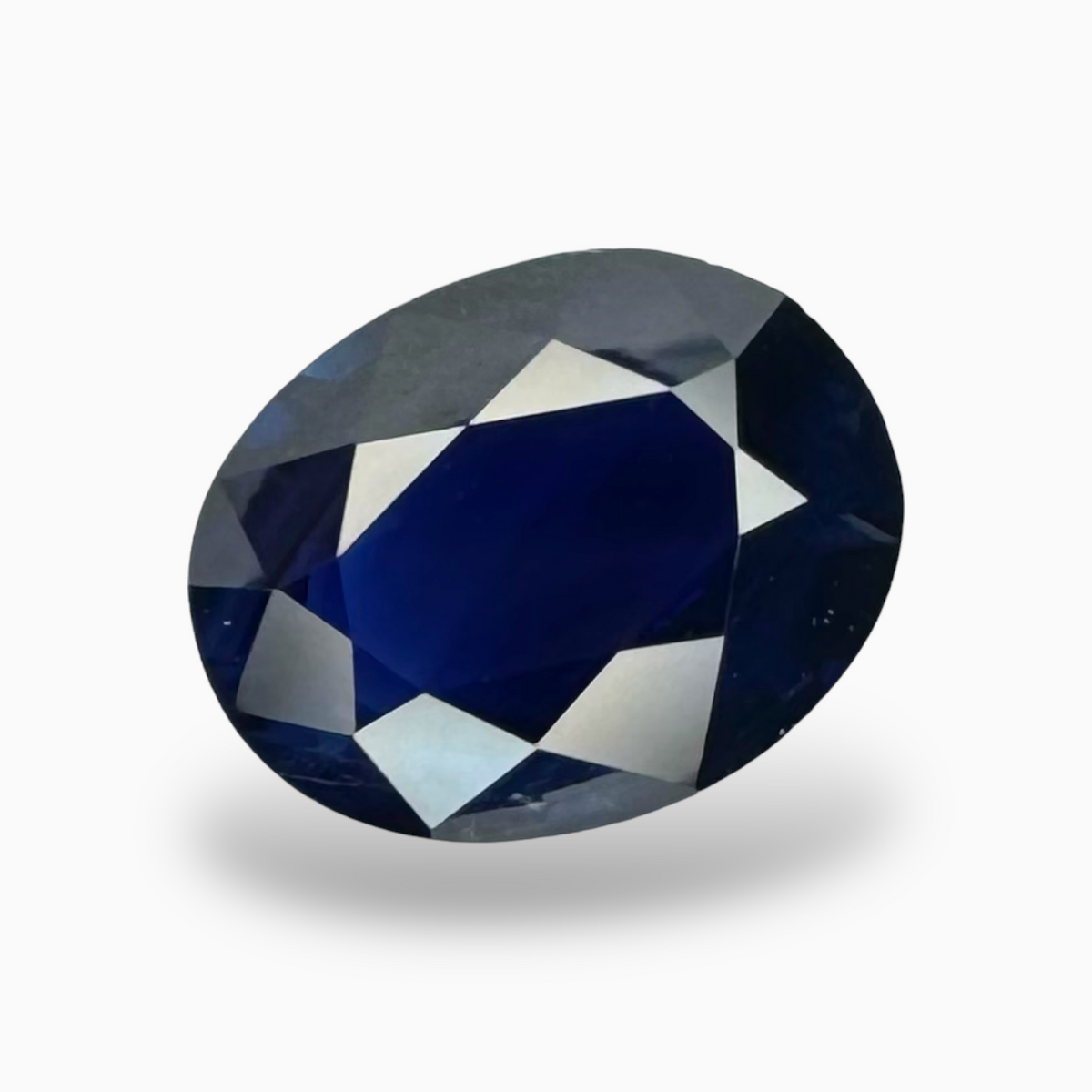 Blue Sapphire Stone 2.75 ct Oval 10.09 x 7.92 x 3.92 mm