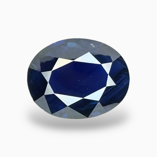 Blue Sapphire Stone 2.75 ct Oval 10.09 x 7.92 x 3.92 mm