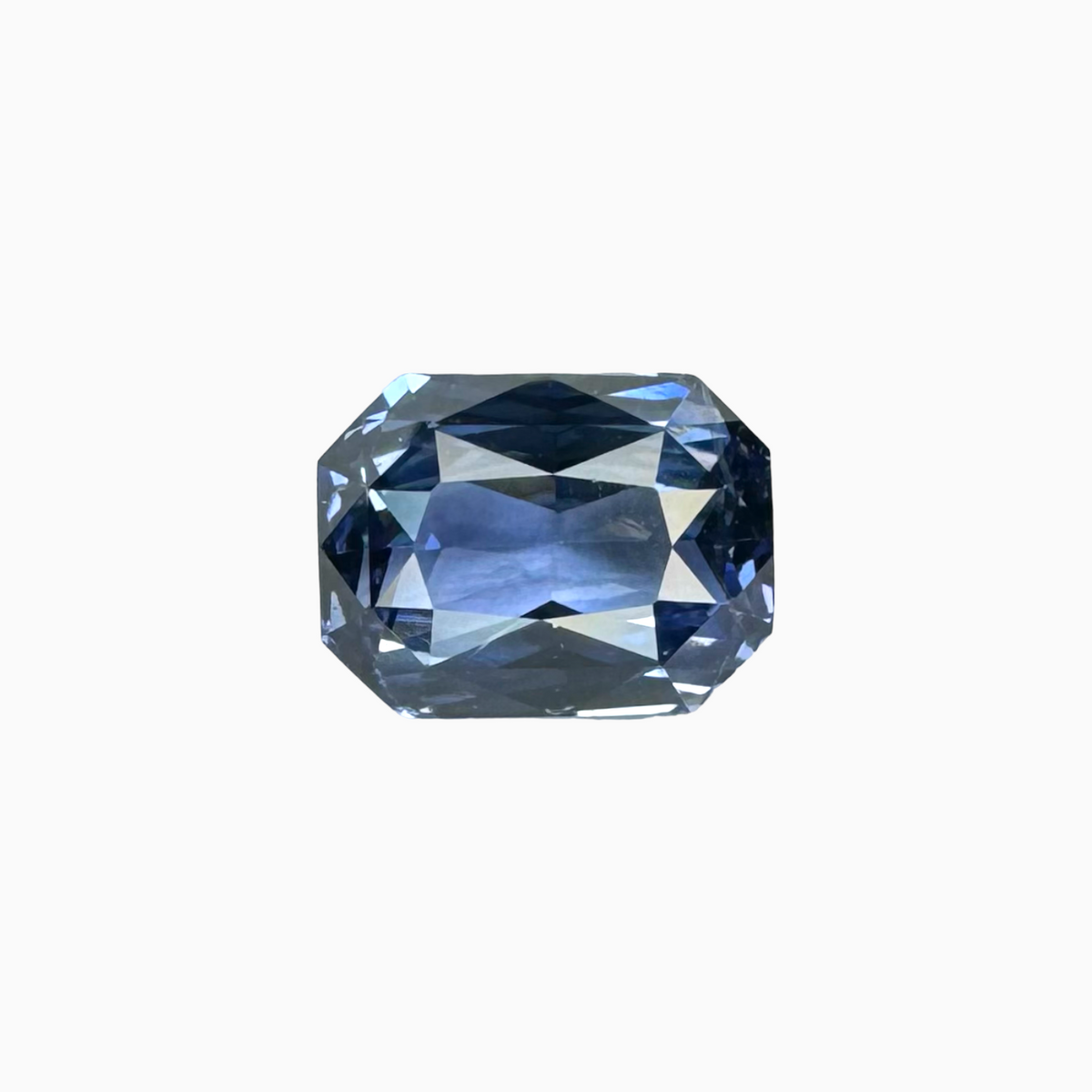 Blue Sapphire Stone 3.10 ct 8.88 x 6.68 x 4.85 mm Emerald Cut