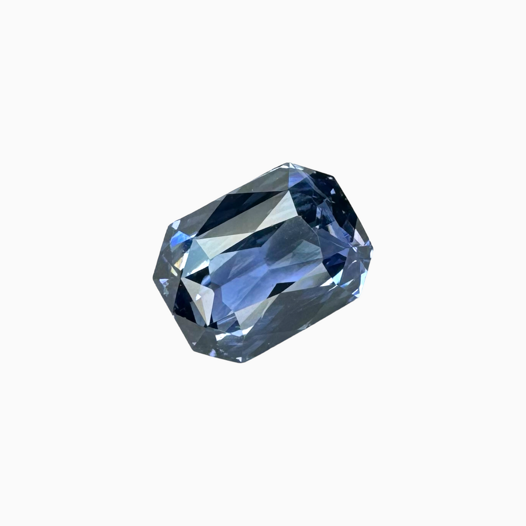 Blue Sapphire Stone 3.10 ct 8.88 x 6.68 x 4.85 mm Emerald Cut