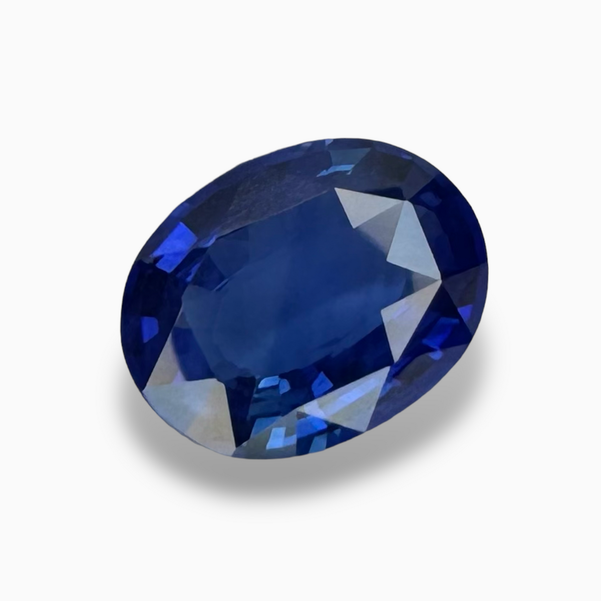 Blue Sapphire Stone 3.14 ct Oval 10.32 x 7.98 x 4.17 mm from Srilanka