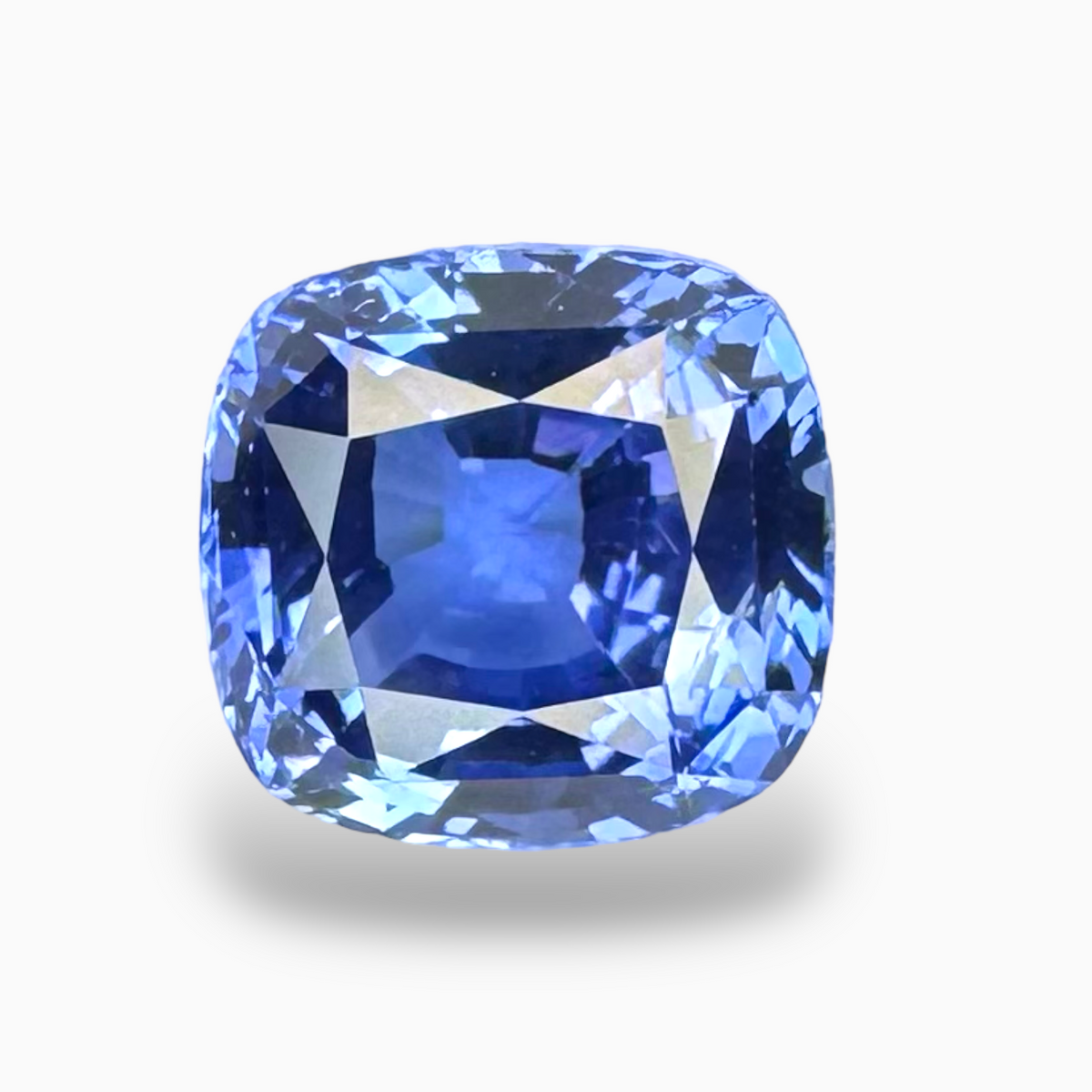 Blue Sapphire Stone 4.47 ct Cushion 9.20 x 8.85 x 5.80 mm IDL Certified