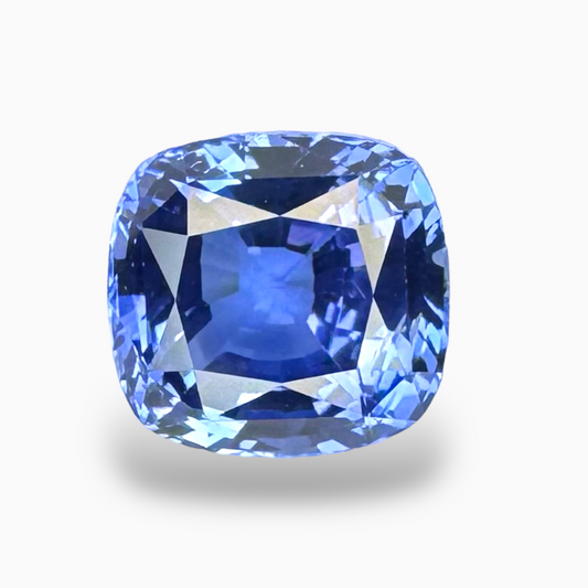 Blue Sapphire Stone 4.47 ct Cushion 9.20 x 8.85 x 5.80 mm IDL Certified