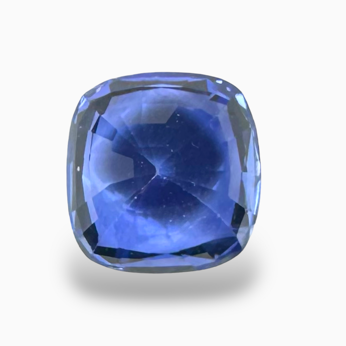 Blue Sapphire Stone 4.47 ct Cushion 9.20 x 8.85 x 5.80 mm IDL Certified