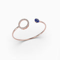 Blue Tanzanite Stone Bangles - Vera