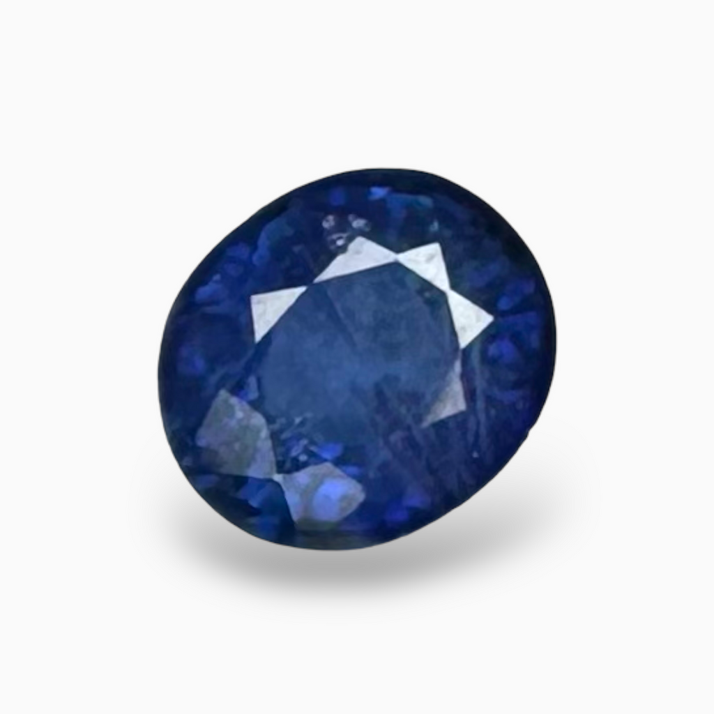 Blue Sapphire Stone Oval 1.5 Carats Natural Unheated 7 x 6 mm