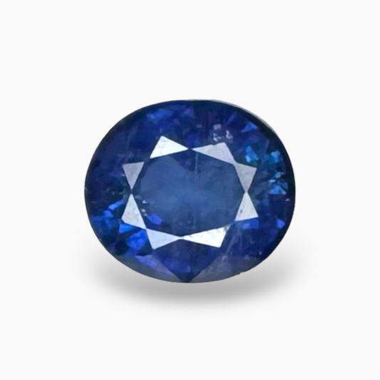 Blue Sapphire Stone Oval 1.5 Carats Natural Unheated 7 x 6 mm