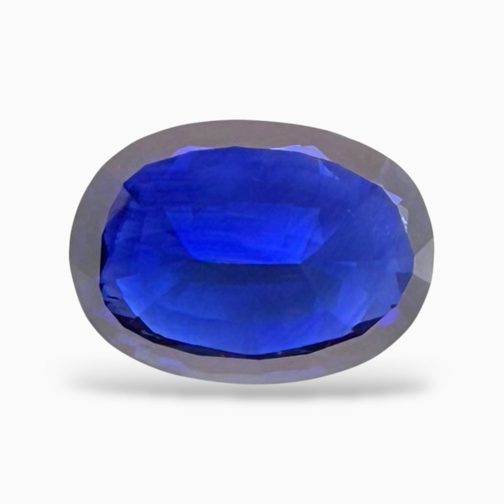 Blue Sapphire Stone Oval Cut 5.83 Carats From Srilanka Royal Blue