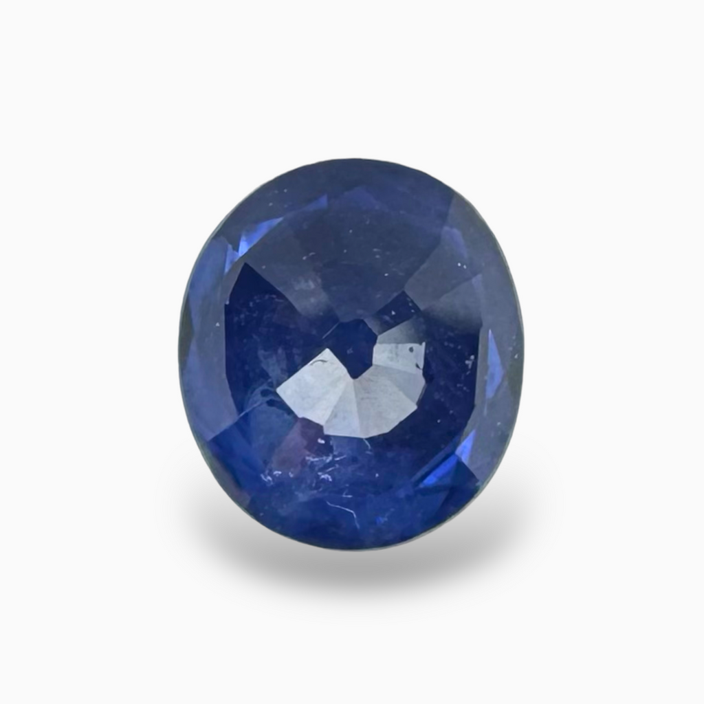 Blue Sapphire Stone Oval Shape 1.46 Carats Natural Unheated