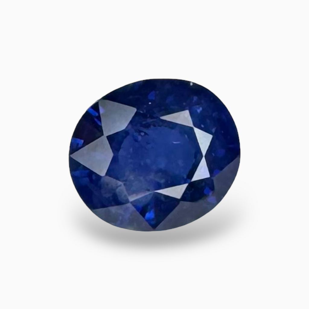 Blue Sapphire Stone Oval Shape 1.46 Carats Natural Unheated