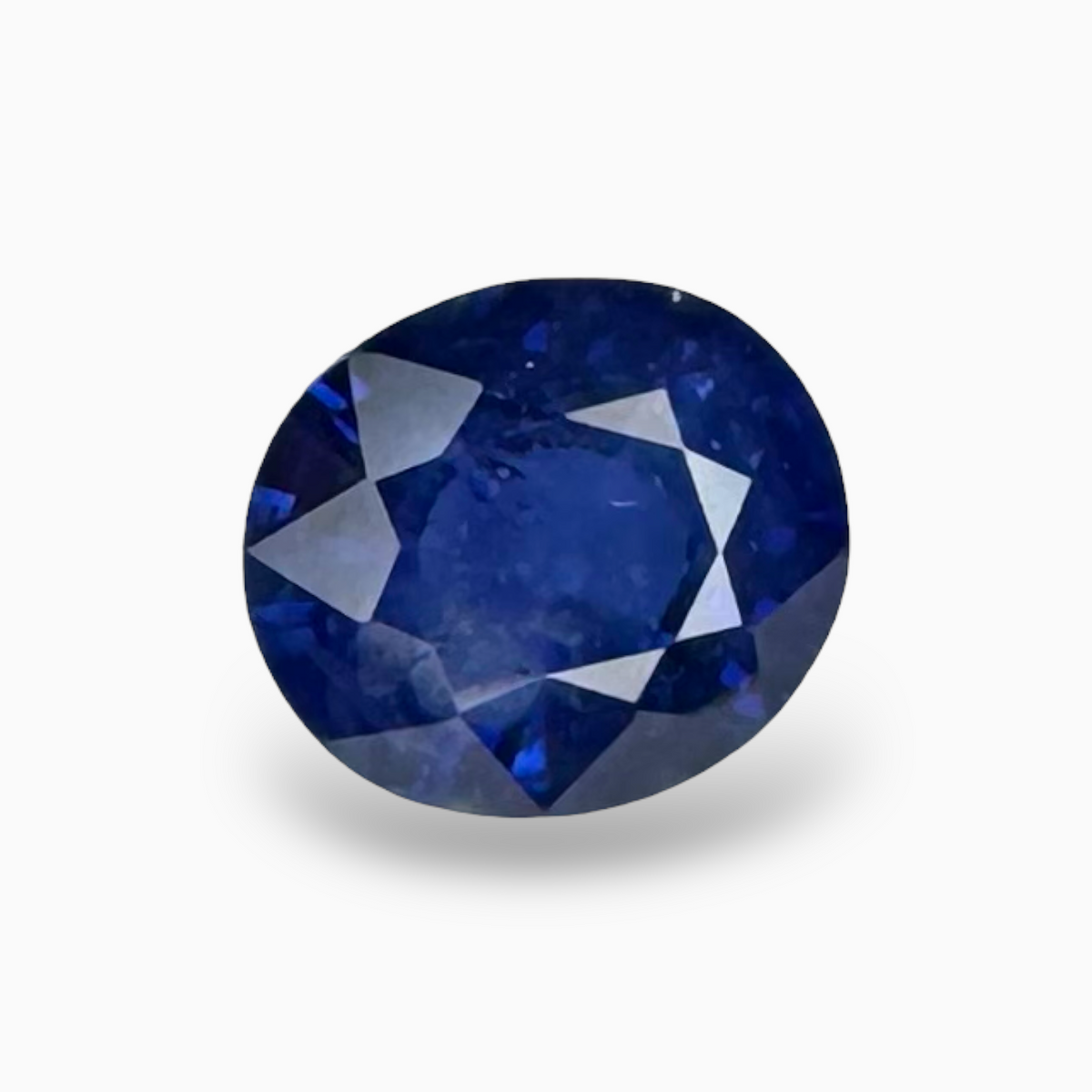 Blue Sapphire Stone Oval Shape 1.46 Carats Natural Unheated