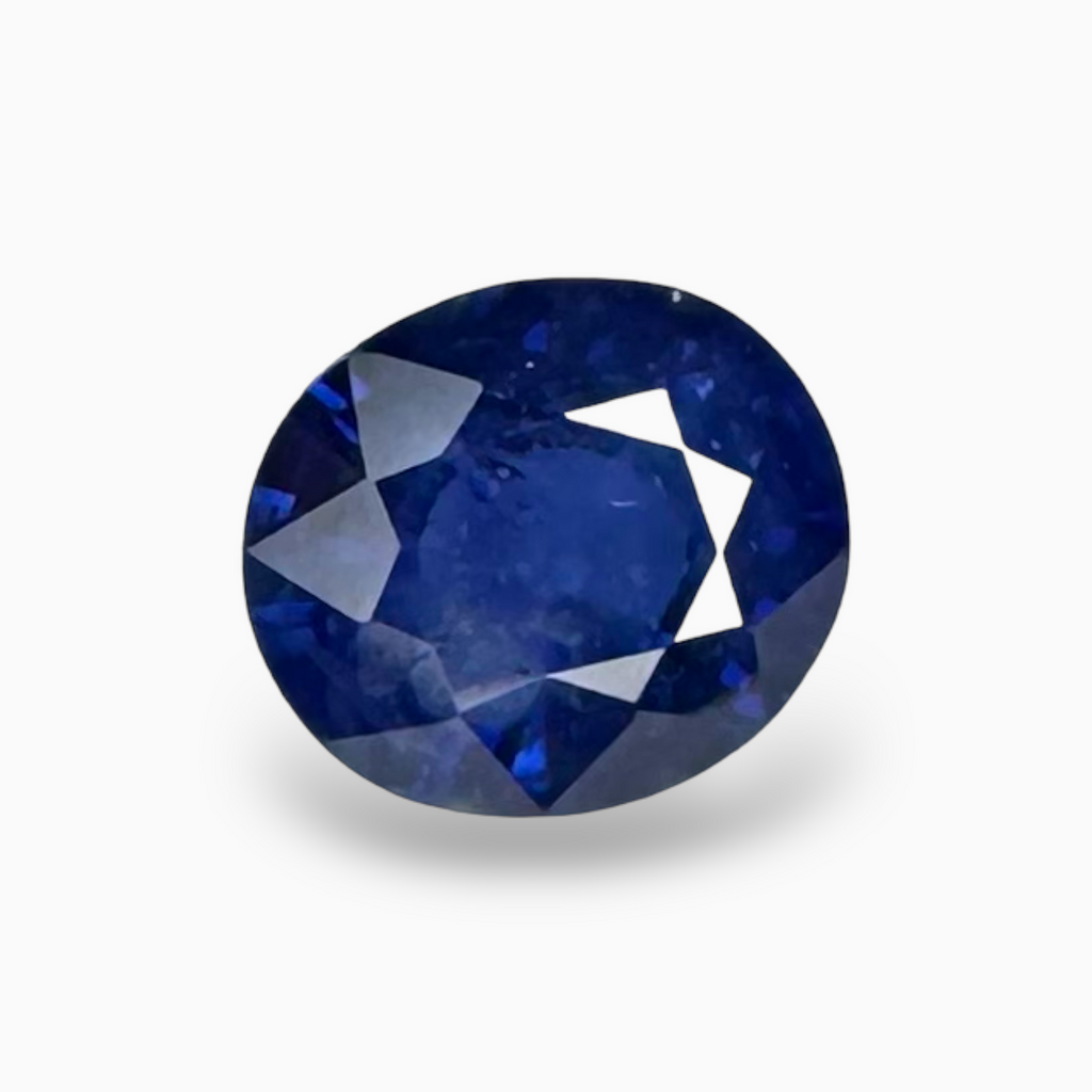 Blue Sapphire Stone Oval Shape 1.46 Carats Natural Unheated