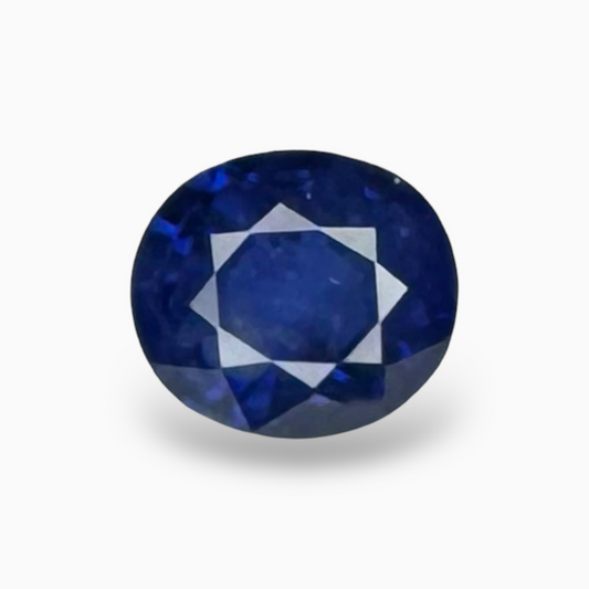 Blue Sapphire Stone Oval Shape 1.46 Carats Natural Unheated