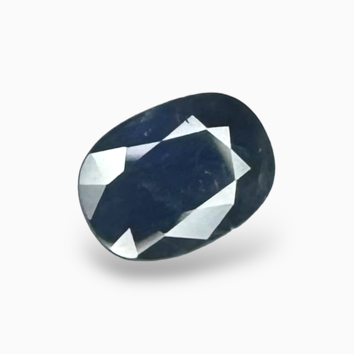 Blue Sapphire Stone Oval Shape 3.32 Carats Unheated