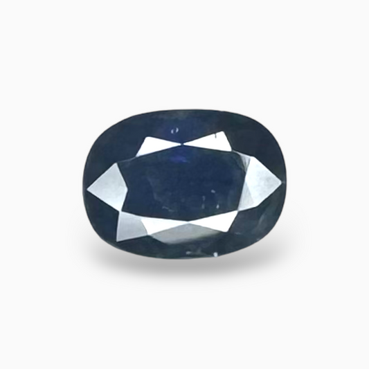 Blue Sapphire Stone Oval Shape 3.32 Carats Unheated