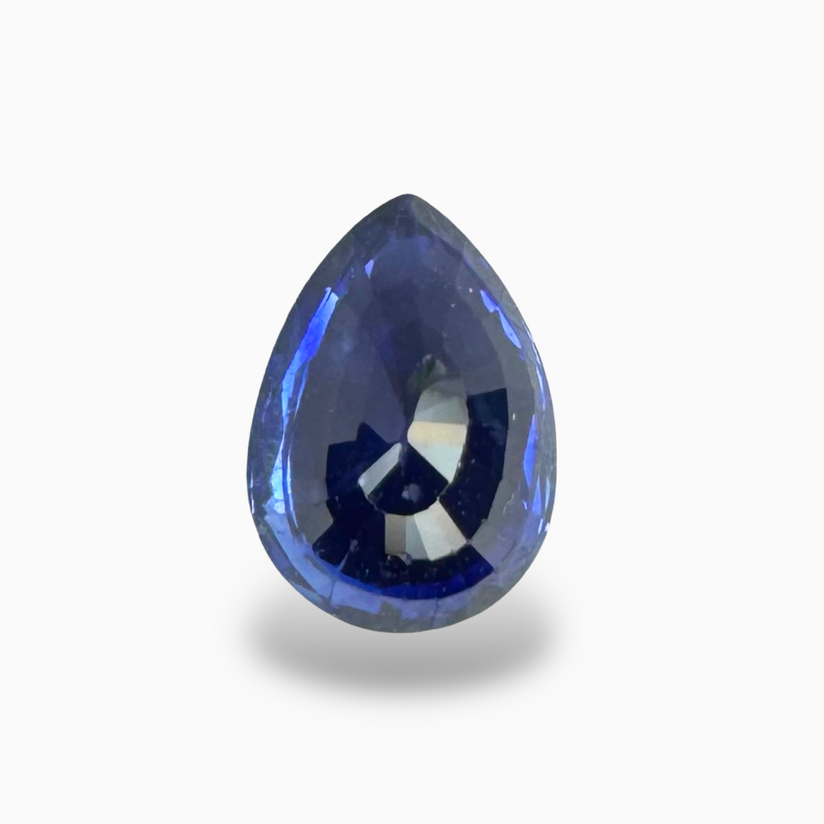 Blue Sapphire Stone Pear 2 Cts 8.7 x 6.2mm from Srilanka