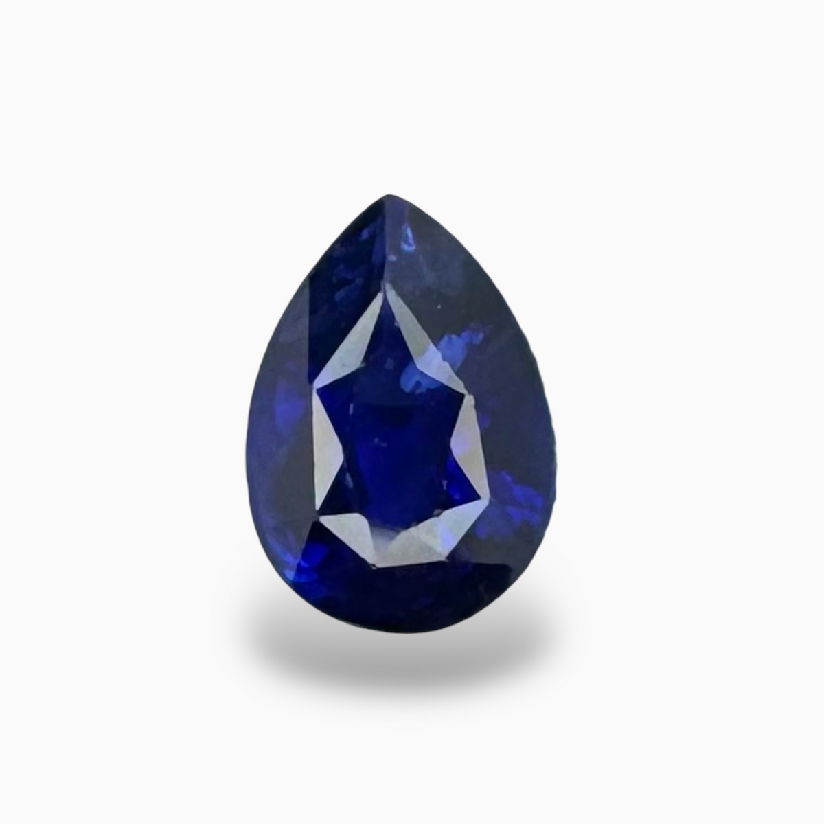 Blue Sapphire Stone Pear 2 Cts 8.7 x 6.2mm from Srilanka