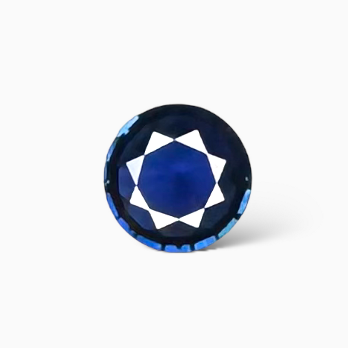 Blue Sapphire Stone Round 1.62 Carats Certified by IDL from Srilanka