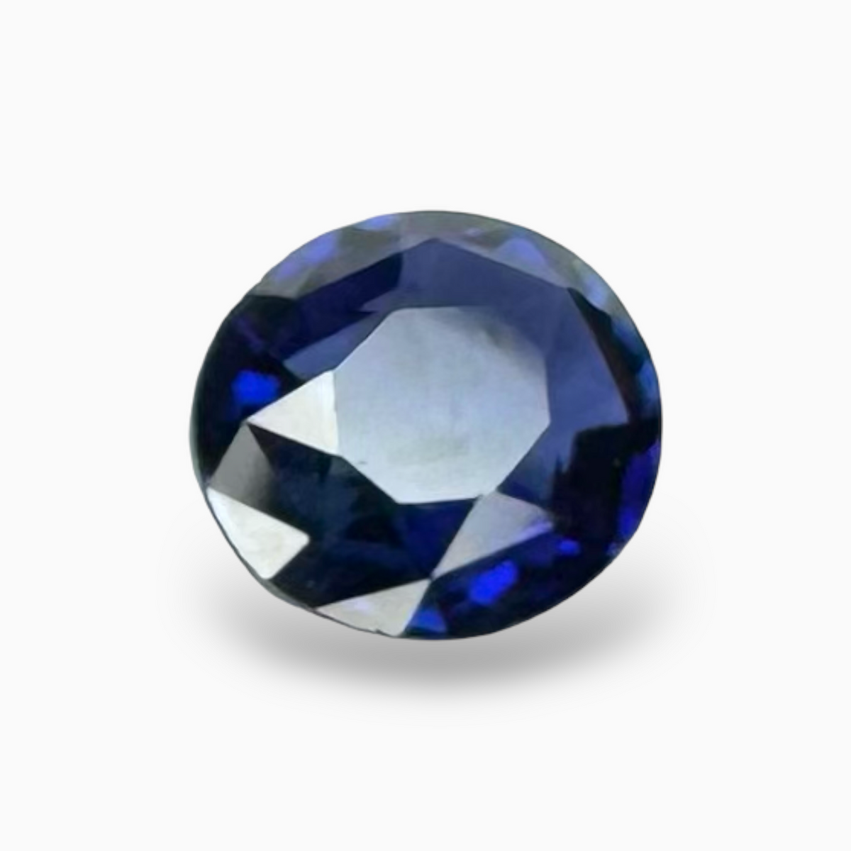Blue Sapphire Stone Round Cut 1.01 Carats Natural Unheated