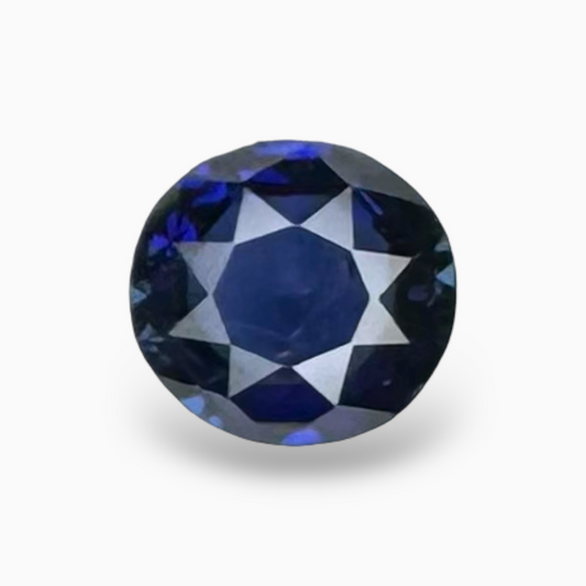 Blue Sapphire Stone Round Cut 1.01 Carats Natural Unheated