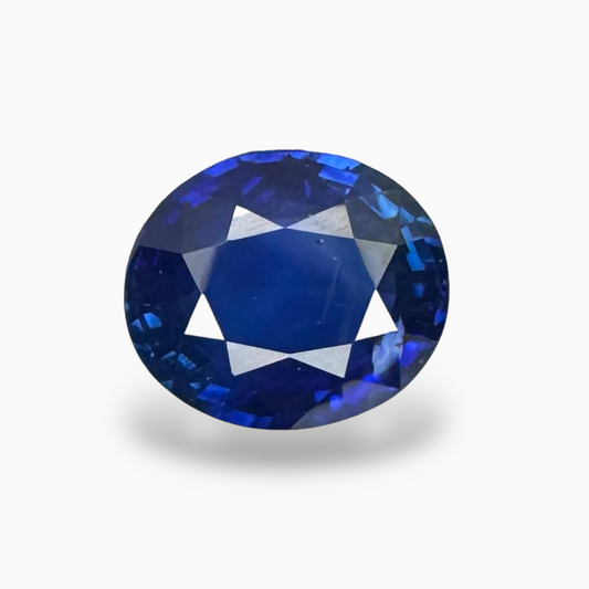 Blue Sapphire Stone in 3.09 ct Oval 8.91 x 7.50 x 4.89 mm from Sri Lanka