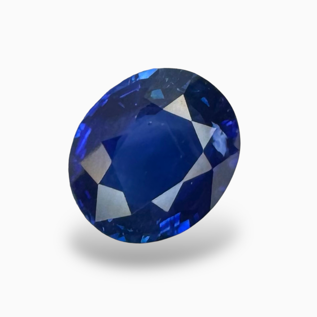 Blue Sapphire Stone in 3.09 ct Oval 8.91 x 7.50 x 4.89 mm from Sri Lanka