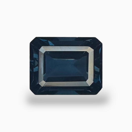 Blue Topaz London Emerald Cut 7.60 Carat 12x9 mm