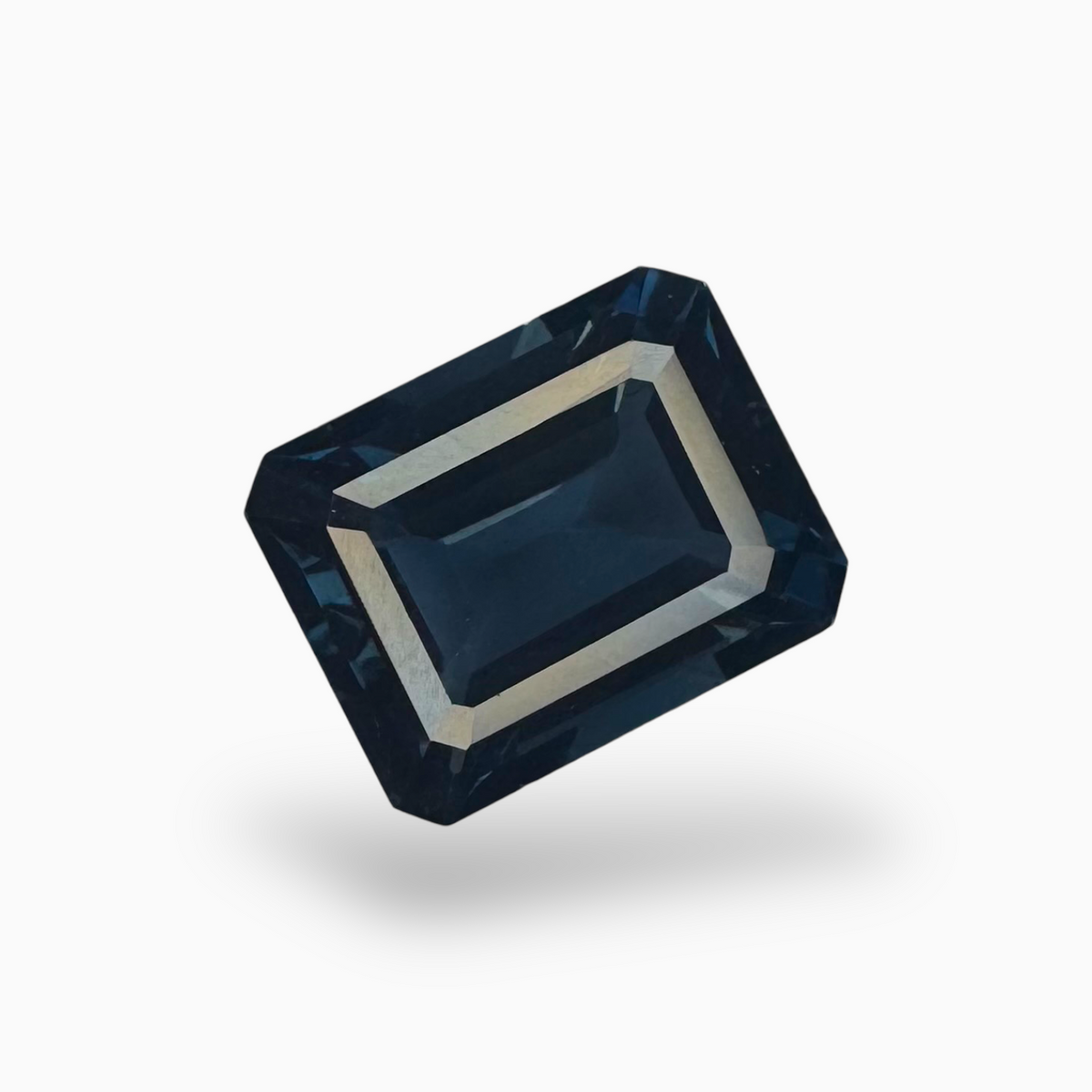Blue Topaz London Emerald Cut 7.60 Carat 12x9 mm